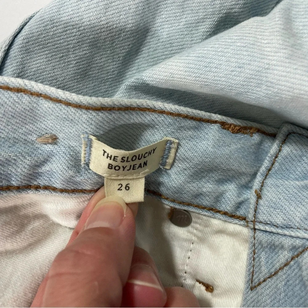 New Madewell Slouchy Boyjean Wrightlane Wash NJ212 - Picture 5 of 10